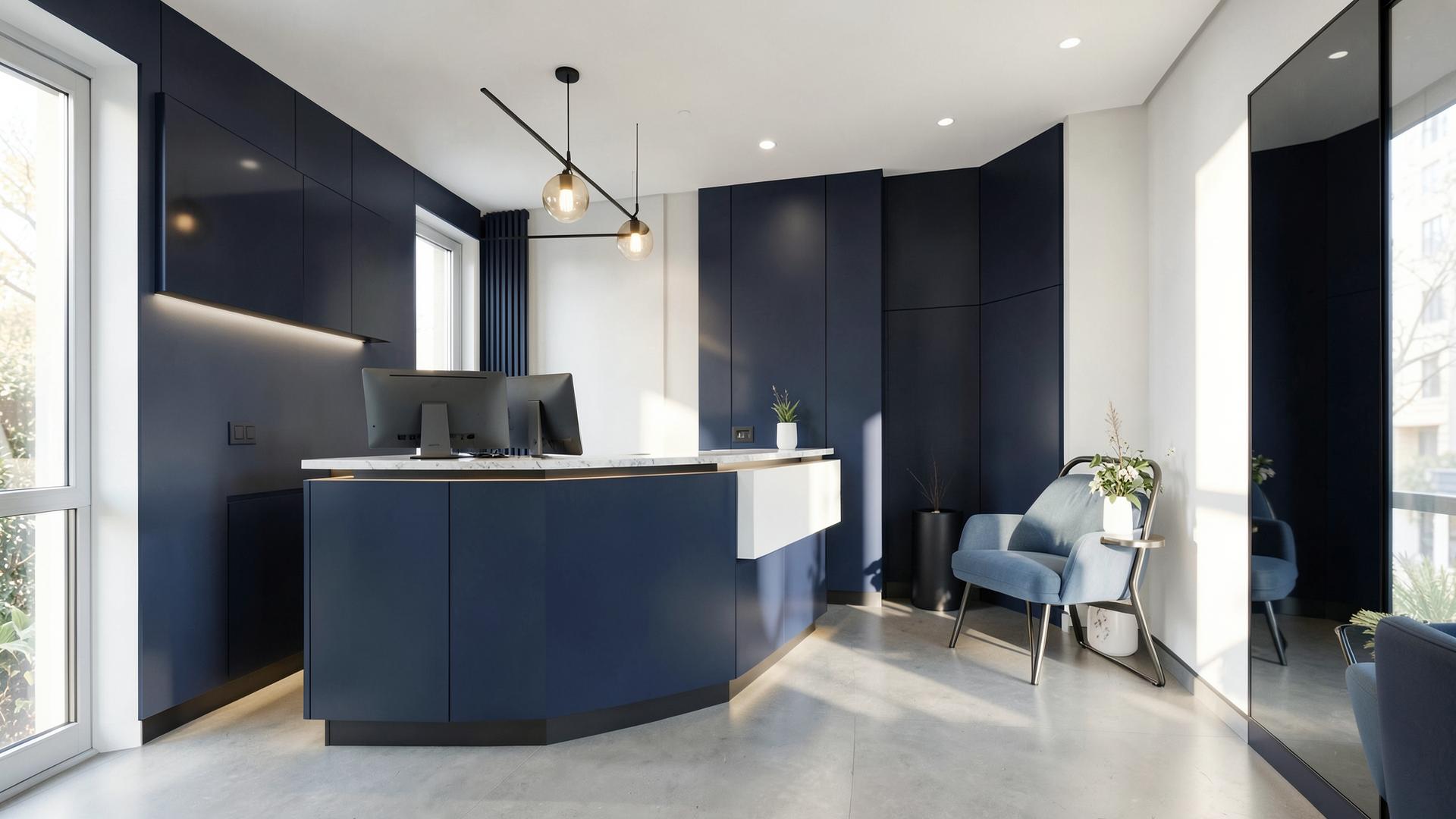 The reception area at Addingham Dental Care